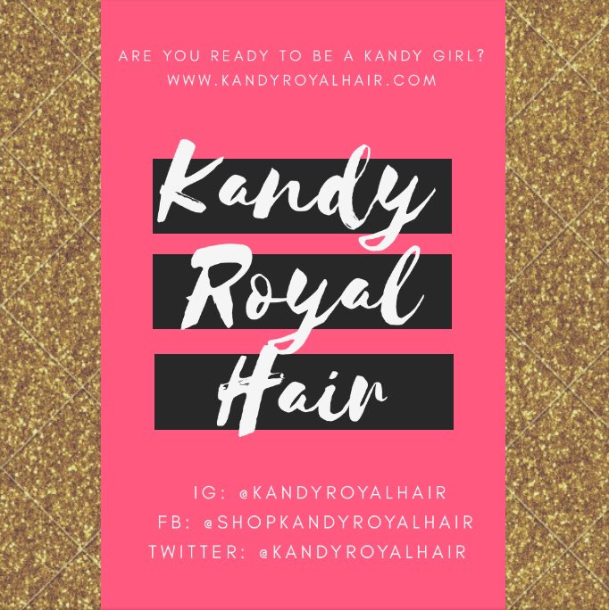 KandyRoyalHair's tweet image. 🗣 Calling all Kandy Girls! Follow us on our social media outlets and sign up for our newsletters 💋 #KandyGirl #KandyRoyalHair #HBCU #Hair #extensions #bundles #frontals #wigs