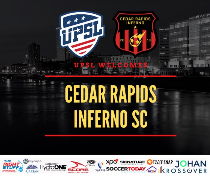 Welcome Cedar Rapids Inferno! has officially been introduced as the newest....