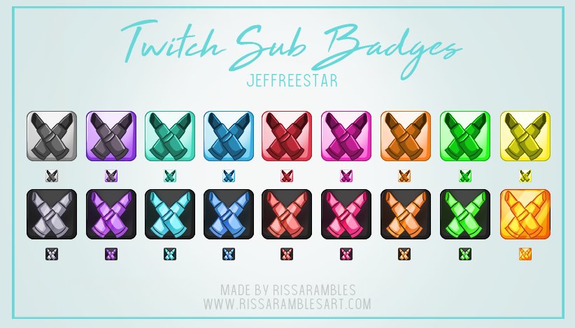 Rissa Emote Comms Open New Twitch Bit Cheer Badges For Jeffreestar More On T Co Kwhbbg6ooi Streaming Twitch Twitchemoteartist T Co Vl4uty4xhh