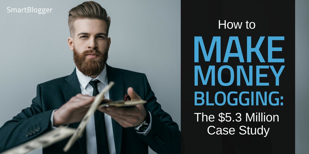 This guy made $5.3 million from his blog and wrote an INSANELY detailed case study about how he did it: buff.ly/2VLvsnY 347 comments. Thousands of shares. Looks like a legit strategy for anyone who likes to write. via @smartbloggerhq #blogging