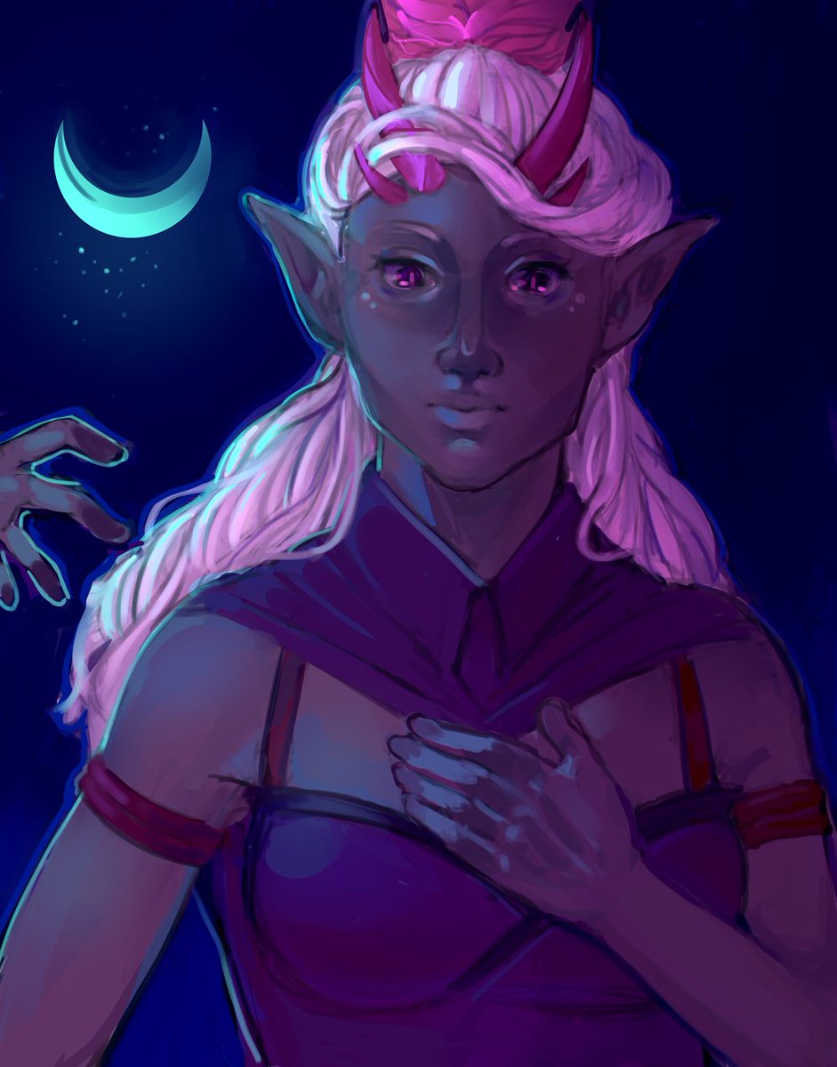 norimoart's tweet photo. estel, @CassirollChan 's character 🌛
#dnd #shadowfey https://t.co/zxmXCspAtW