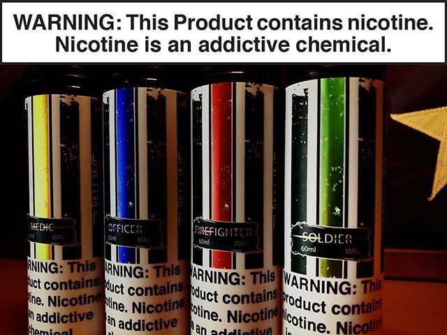 Thin Line e-juice! Show your pride for first responders by purchasing this juice with a cause. Tell us which is your favorite below! 
#vape #ejuice #firstresponders #vape365 bit.ly/2Mj6kAg