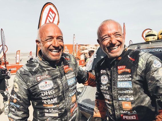 Yessss uitgereden. Kanjers @TimCoronel @TomCoronel #Beast347 #Dakar2019