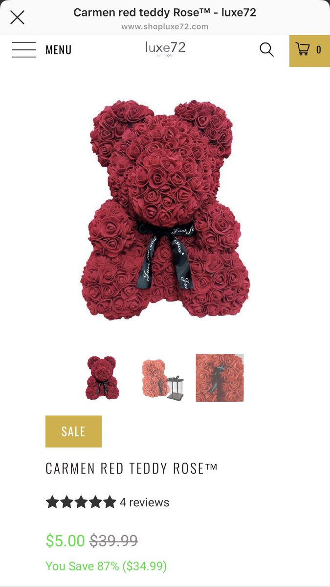carmen red teddy rose