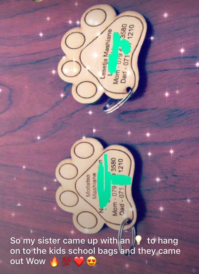 nakedimokoena's tweet photo. New idea 💡💯😍
Keyrings to hang on ur #bundleofjoy s school bag 💼❤️
R60 each 
#sidehustle 
#GirlsTalkZA 
@SideHustleAfric 
#GirlBuyZA 
@FERGUSON_FILMS 
#Vuyiswa 
#shoprite 
For orders call ( 0791370012) or DM https://t.co/GNhn7s2VIA