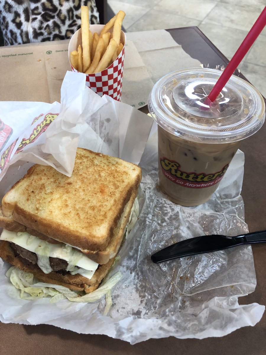 So happy to finally have a Rutter’s within an hour of home. Walkersville, MD I thank you.
Route 30 burger was no joke. #rutters #reesescoldbrew #route30burger