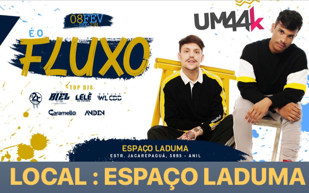 dgsantosfluxo's tweet photo. 08/20 NO ESPAÇO LADUMA #ÉOFLUXO https://t.co/4YDtpHSzks