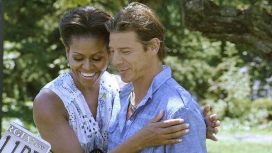 typennington's tweet photo. Happy Birthday @MichelleObama. You are dignity and grace in human form. thanks for helping us move the bus #emhe #ExtremeMakeoverHomeEdition  #MichelleObama https://t.co/KWgzn1XLsw