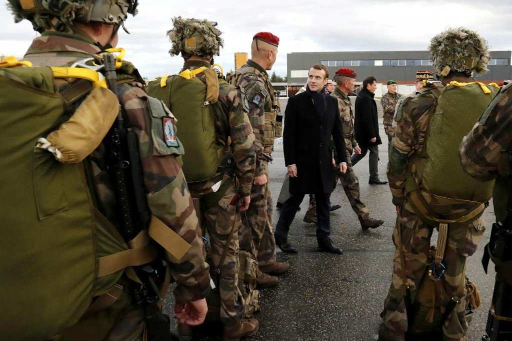 French military to continue Islamic State fight in Levant: Macron https://reut.rs/2TUbiWX