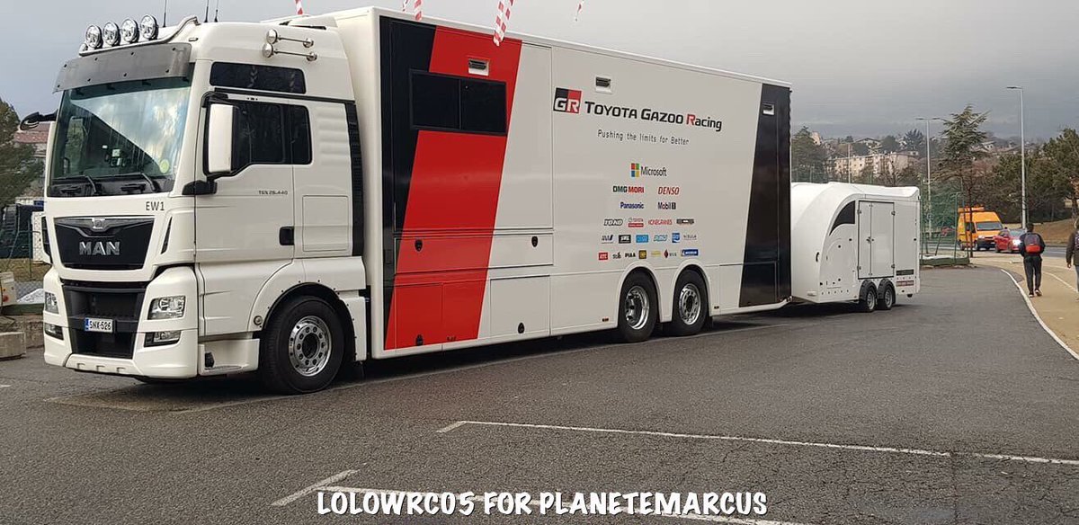 O Xrhsths Ram Yasir Sto Twitter With Respect From Japan With Care From With Love From Estonia Tgr Service Truck Are On Their Way To Gap Wrc Wrc2