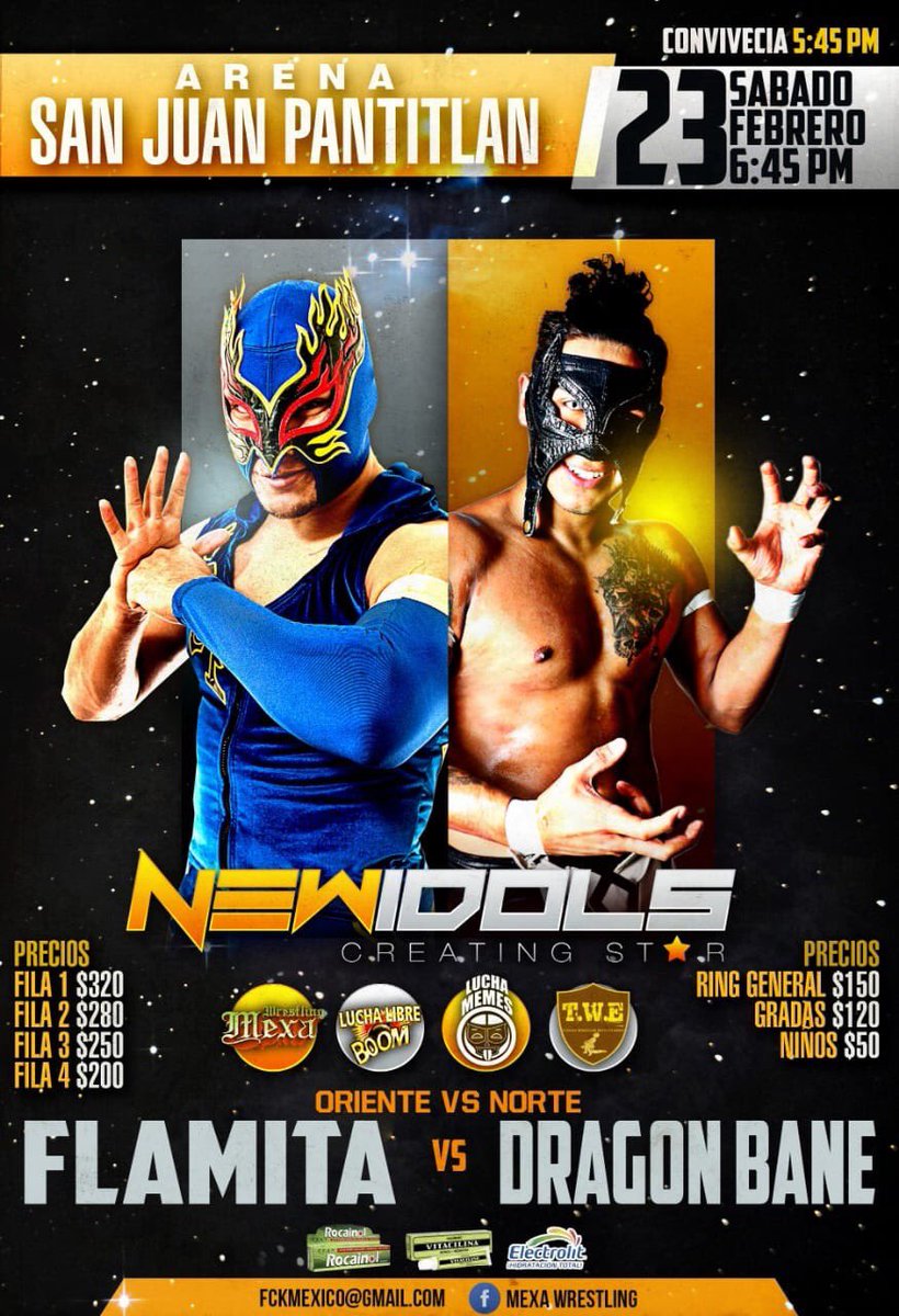 LuchaMemes's tweet photo. Segunda lucha para nuestro evento de febrero junto a Mexa en Pantitlan 👌🏻 https://t.co/c8ABUrIoca