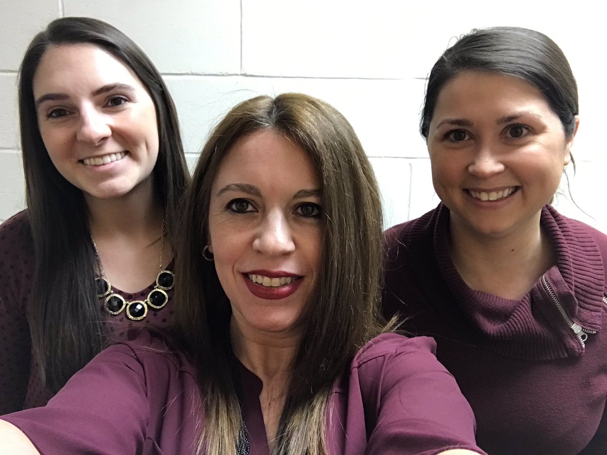 Great minds dress alike! Just one of many of my fabulous NECSD ICT teams! #TempleHillTigers