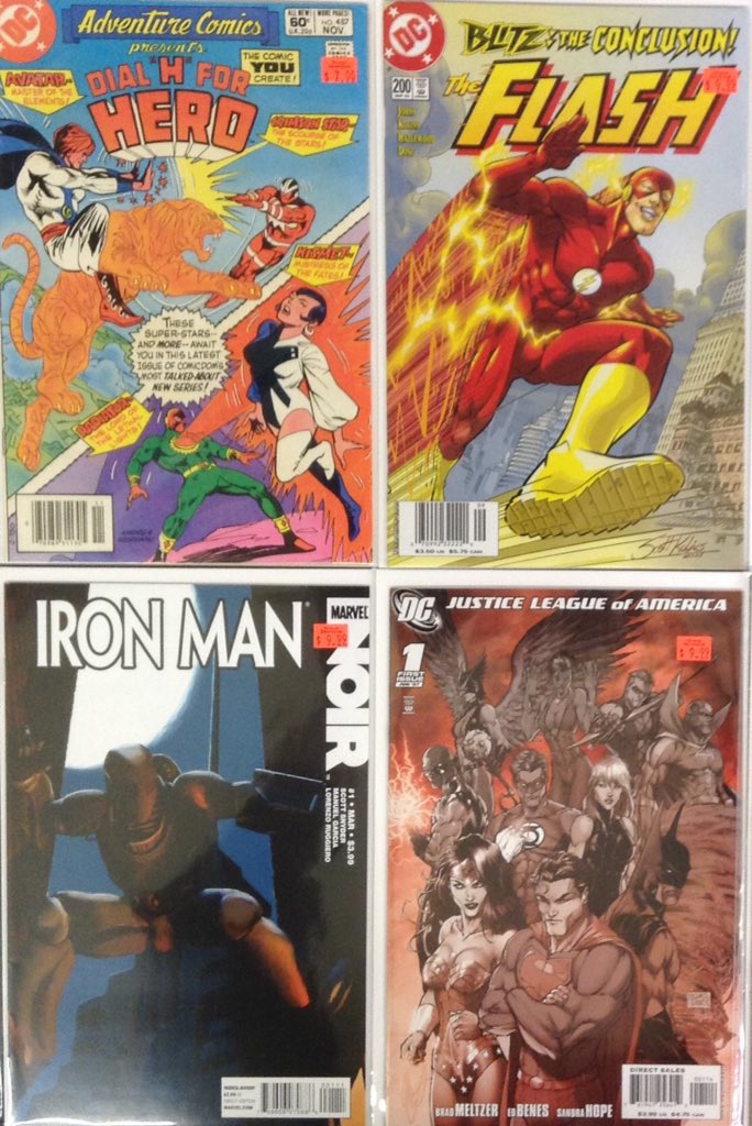 StrangeNB's tweet photo. #BetterAsABackIssue
#BlackPanther
#Hulk
#IronFist
#DialHForHero
#Flash
#IronMan
#JusticeLeague
#GIJoe https://t.co/lDg5VVU73o