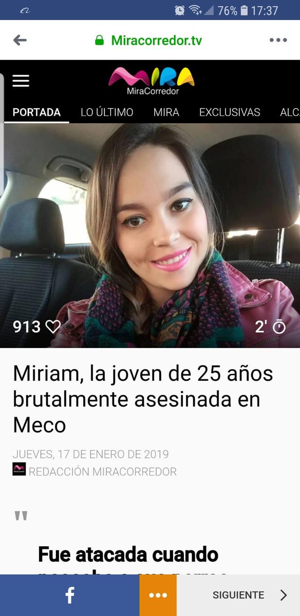 Nuestro más sentido pésame a la familia y amigos por el brutal asesinato de nuestra compañera de Protección Civil Villalbilla