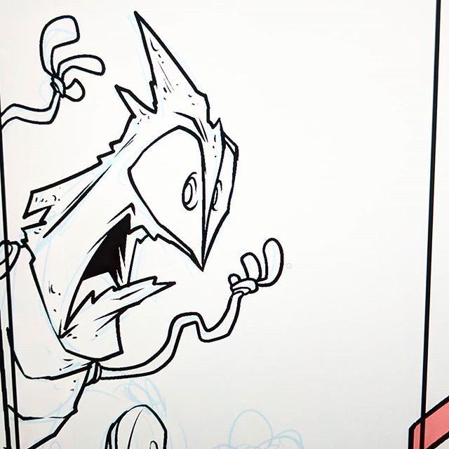 drawingupastorm's tweet photo. Inking Spirits. #spiritscomic https://t.co/lJKQM82olf
