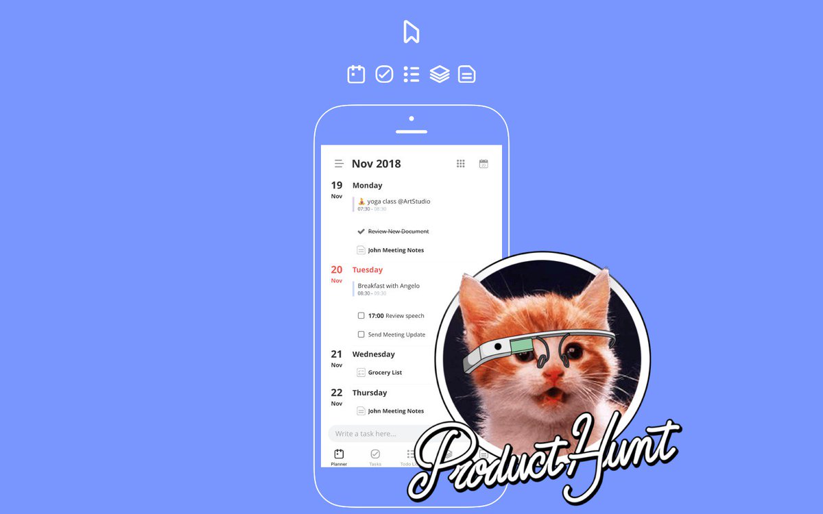 Edo Agenda is on <a href="/ProductHunt/">Product Hunt 😸</a>! Check it out at producthunt.com/posts/edo-agen… and please show your love with an upvote. Thanks✌️