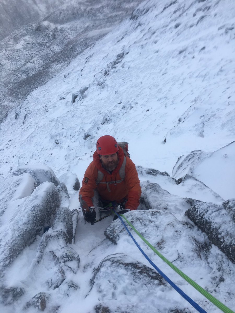 A busy day at Creagan Cha-no today with <a href="/jon_tompkins/">Jonathan Tompkins</a>. A few abs and climbing out by Reconnaissance Rib and Duke’s Rib <a href="/the_AMI/">The AMI</a> #scotwinter