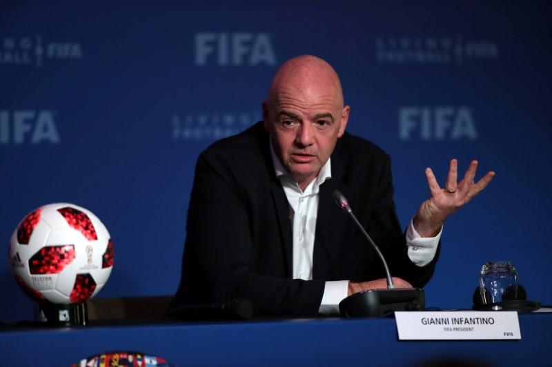 Most football associations support 48-team World Cup in Qatar - FIFA chief https://reut.rs/2Dhc3nE