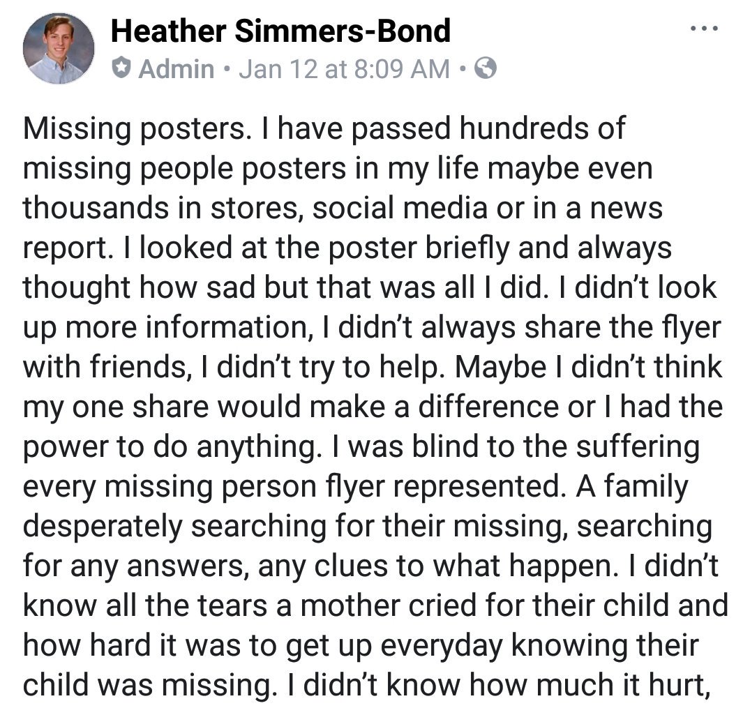 justicefrog74's tweet photo. My heart breaks for her. My soul feels a mothers pain. Please look at this the way you would if it was your own. #missingchild #DevinBond #BringDevinHome @OfficialLivePD @LivePDNation @LivePdFans https://t.co/xLuAng6LCi