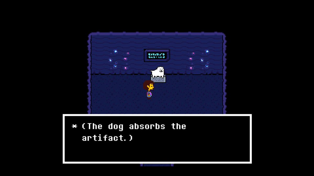 the dog absorbs the artifact the dog absorbs the artifact