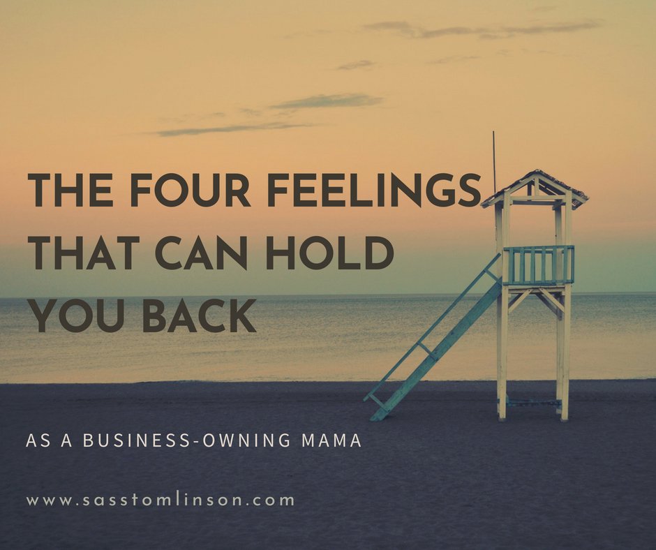 sasswriter's tweet photo. Find out what the four feelings that can hold you back as a business-owning mama are here: https://t.co/ntbCjHzP3a https://t.co/2PR2MLA6rX