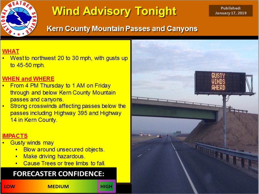 Take note and be sure to secure your loads if your travels take you through the #KernCounty mountains today #HighWinds Caltrans9