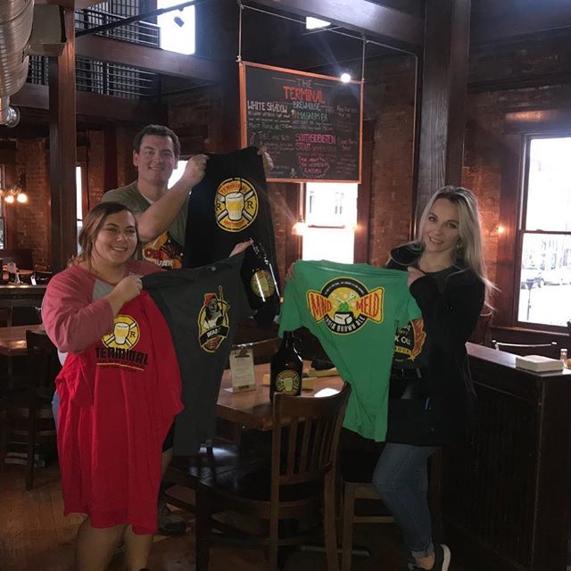 It’s T-shirt day! Everyone who wears a terminal shirt when dining in gets 10% off their meal (food only). In addition, anyone who wears their shirt and orders the chef’s secret meal, gets a free growler! Cheers! 🍻🎊🎉
#brewery #chattanooga #terminalbrewhouse #craft #beer #craf…