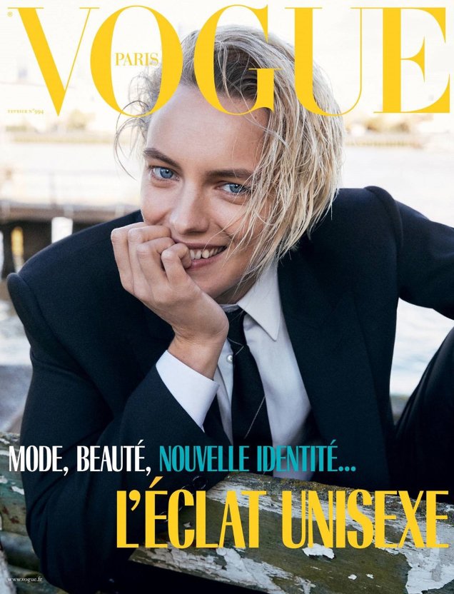 .<a href="/ErikaLinder/">Erik Alinder</a> Suits Up on Vogue Paris’ Unisex-Themed Issue thefashionspot.com.au/buzz-news/foru…