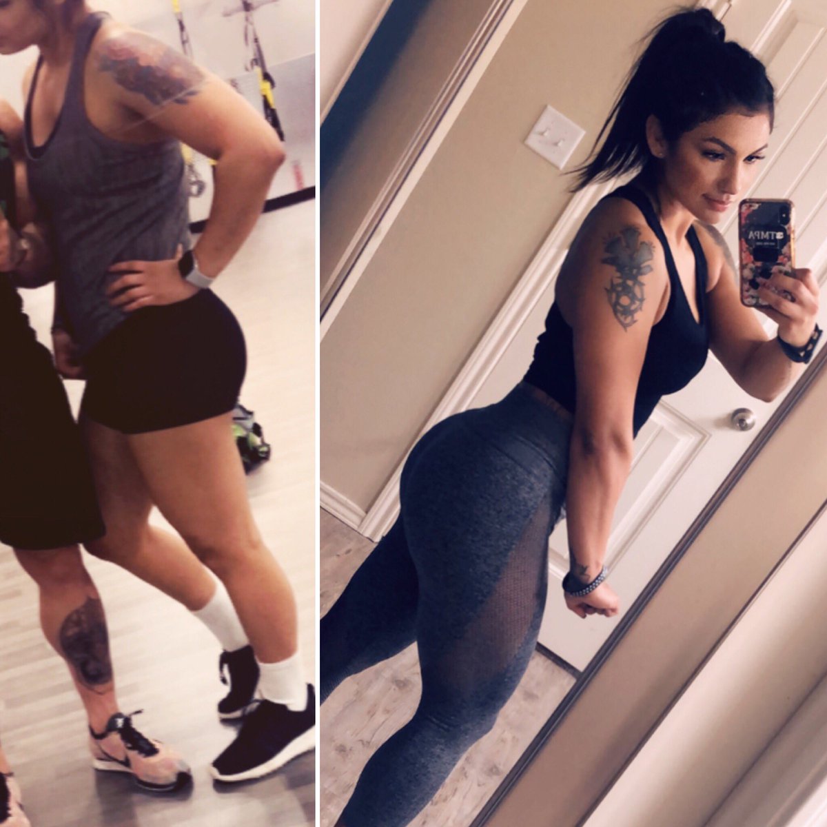 xohope2's tweet photo. From March 2018 to December 2018. I have increased the muscle in my quads and hamstrings, kept my butt in line, I weigh a little less but not by much and tightened my waist. #transformationtuesday #legsfordays #motivation #crunchlubbock #crunchtv https://t.co/TQZjFHMU7R