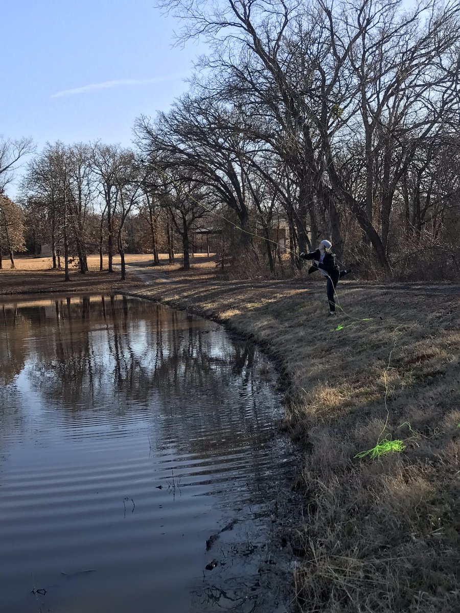 OKH2O's tweet photo. Out on a beautiful day doing a bathymetric survey! #PONDProgram #howdeepisit https://t.co/5IoonHexk6