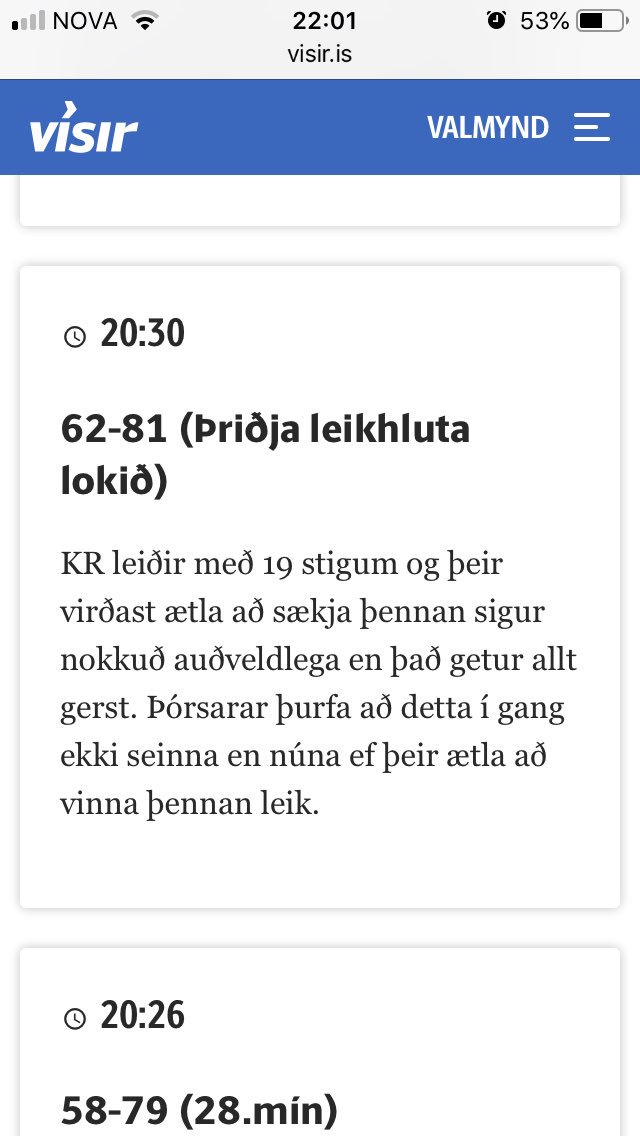 Ég viðurkenni það alveg að ég var búinn að missa trú á mínum mönnum þarna en vá þvílík endurkoma og þvílíkt lið! ÞÓR Í ÞÚSUND ÁR! ❤️ #dominosdeildin