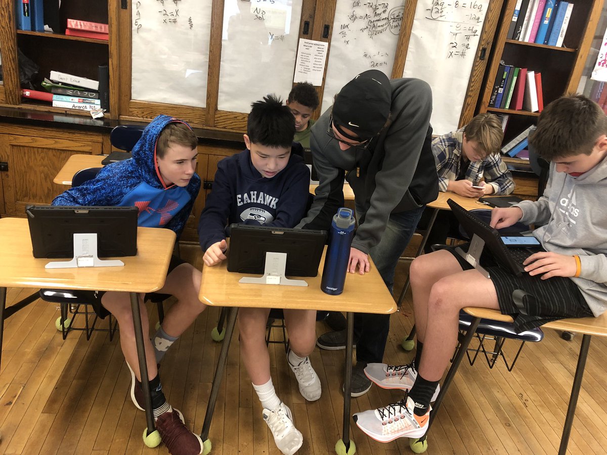mdaws0413's tweet photo. Phenomenal collaboration and support in my classes with their IXL basic skills and @Desmos critical thinking, to challenge their traditional understanding. Great activities. I love the marble slides and so do they- creative and critical thinking. #steamrollin @CRMcKinleyMS https://t.co/P49ngJWm1P
