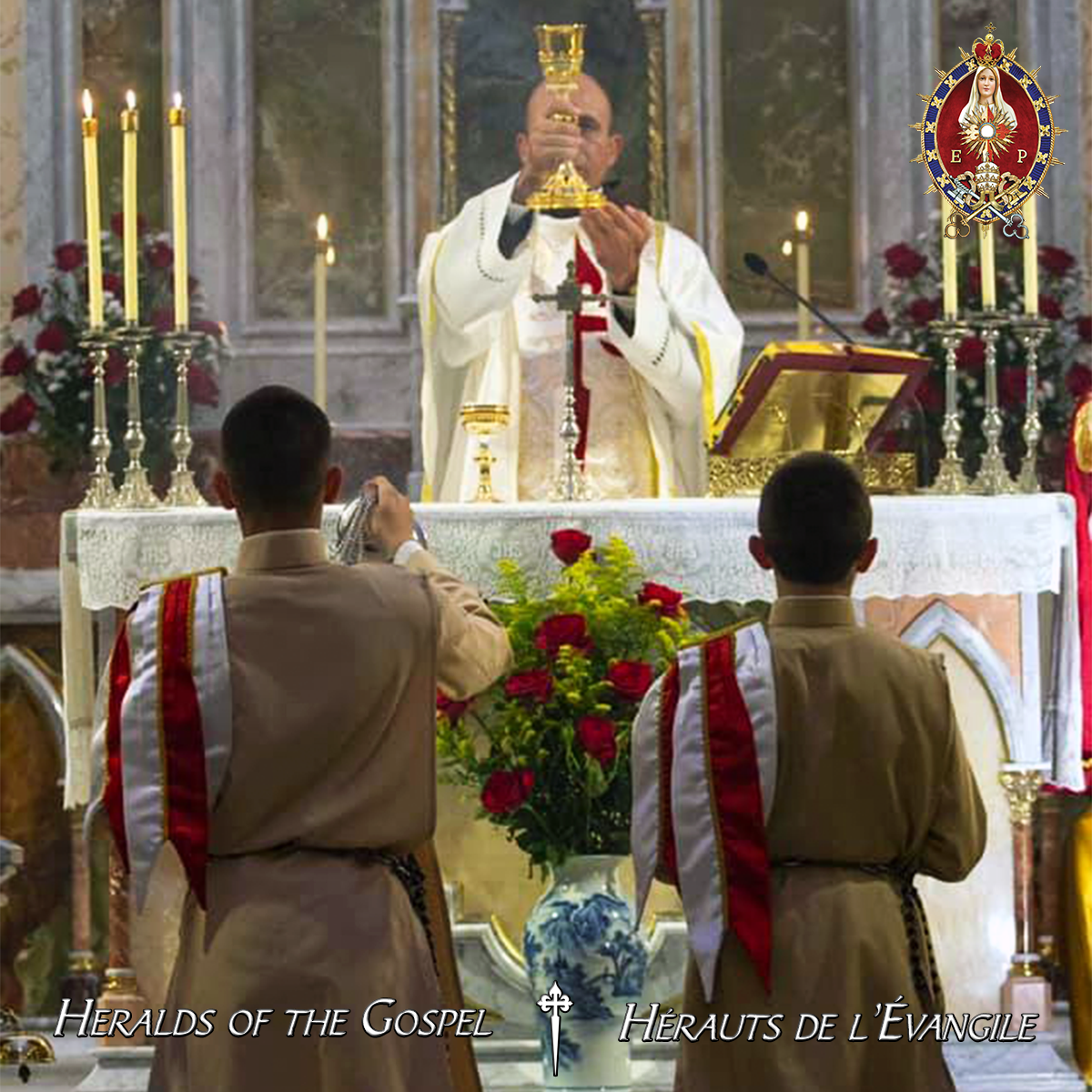 herauts's tweet image. Il serait plus facile que la terre existât sans le soleil que sans la Sainte Messe. (Saint Padre Pio) #herauts #messe #catholique