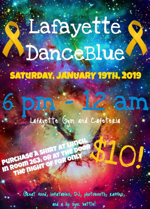 SC_LafayetteHS's tweet photo. ‼️🎗SUPPORT THE LADY GENERALS TOMORROW NIGHT AT 7:30 AND THEN SUPPORT LHS DANCEBLUE SATURDAY AT 6 🎗‼️

It’s a win-win all around! And while you’re at it, grab some Moe’s on your way into the game to help support DanceBlue even more! 💙🎗 https://t.co/BLiZzsvPp9