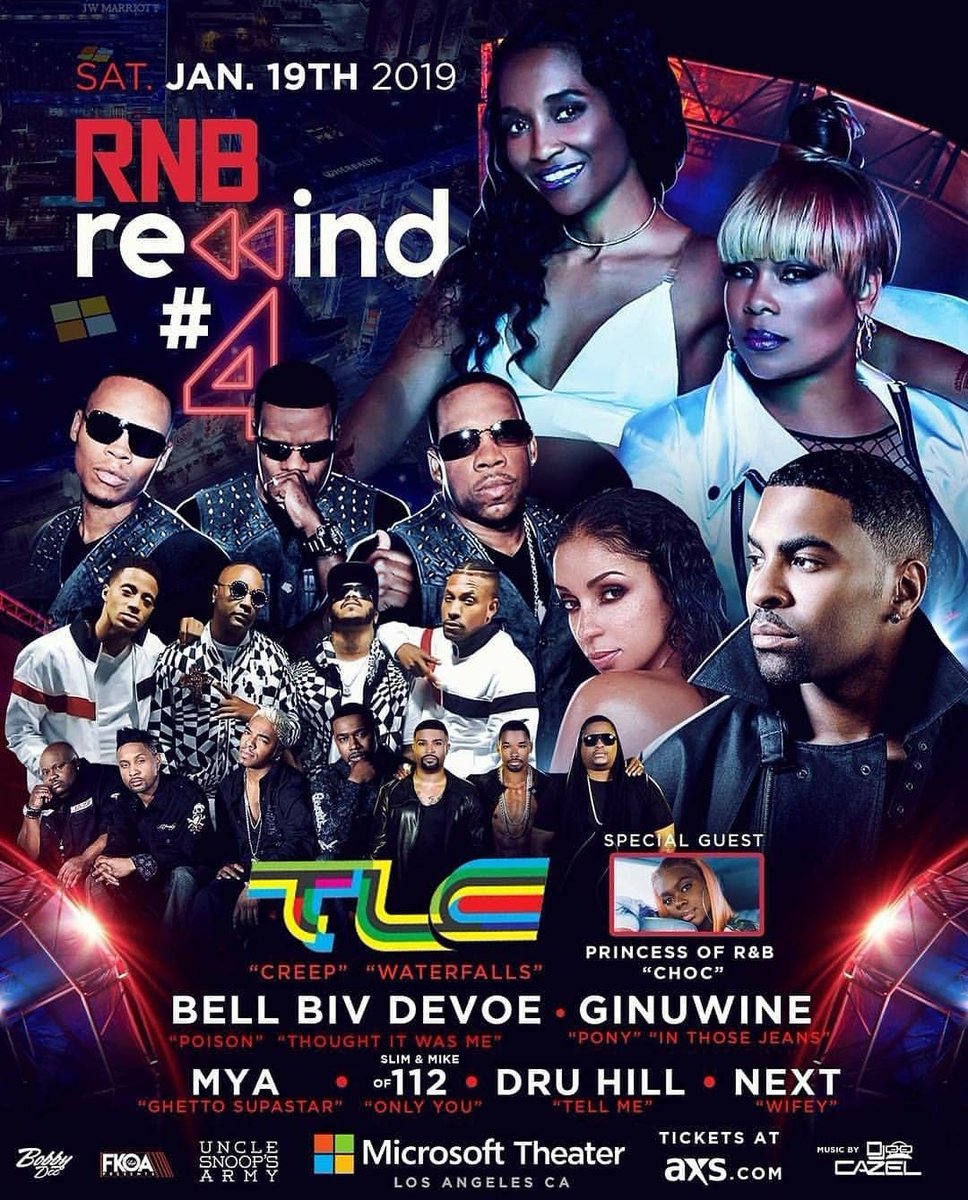 Jan 19TH - Catch The US Live inside The @MSTheater - <a href="/TLowFromNext/">T Low</a>  <a href="/TweetfromNext/">TweetfromNext</a> <a href="/JustRL/">RL</a> &amp; @djkidfresh1 at The R&amp;B REWIND 4 Concert