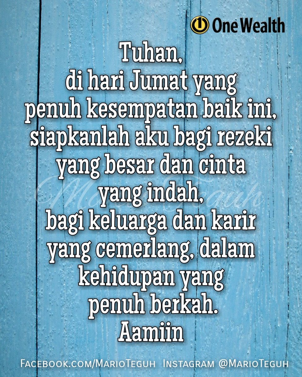 Baca Kata Bijak On Twitter Marioteguh Aamiin Doa