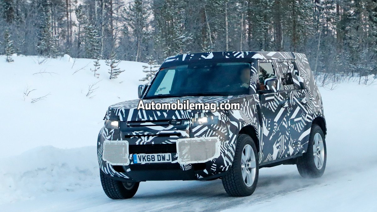 AliasAutoDesign's tweet image. 2020 Land Rover Defender Spied in the Snow dlvr.it/QwwMZK