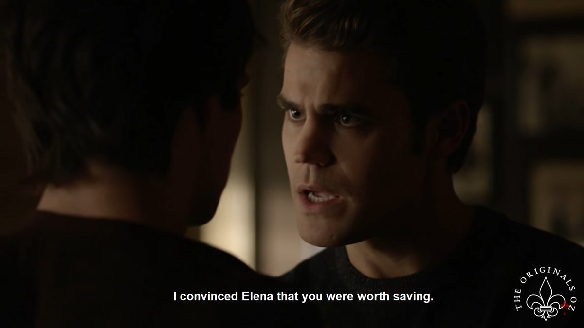 i really just can't get over this blatant lie especially when stefan himself said elena was the first person who believed in damon just a season before. what's worse is that its not ooc for stefan to say this bc he is constantly lying about everything else.