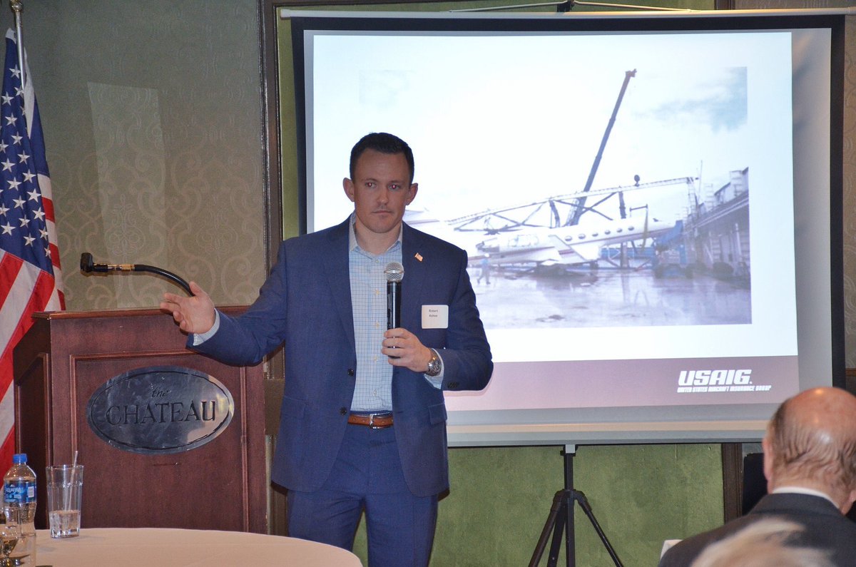 Last night at The Chateau in Waltham, Robert Kehoe from <a href="/USAIG_CAIG/">USAIG & CAIG</a> talked about 'Everything You Always Wanted to Know About Aviation Insurance Claims.'
First in a series of Winter Icebreaker events that the Aero Club presents. Can't wait to see you at our next one in February!