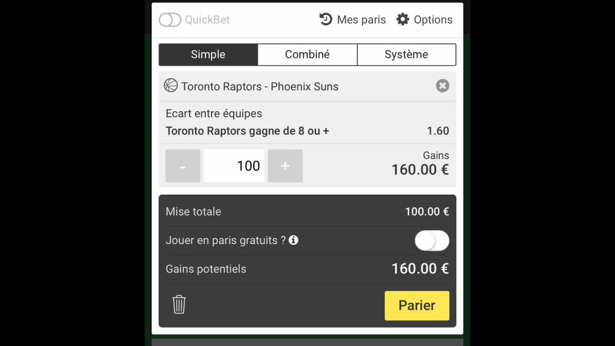 boomPronos's tweet image. Match cette nuit, Toronto vs Phœnix
Les Raptors devraient faire très mal cette nuit , ils gagnent avec 8 points d’écarts minimum. #NBA #pronos #bet #Unibet