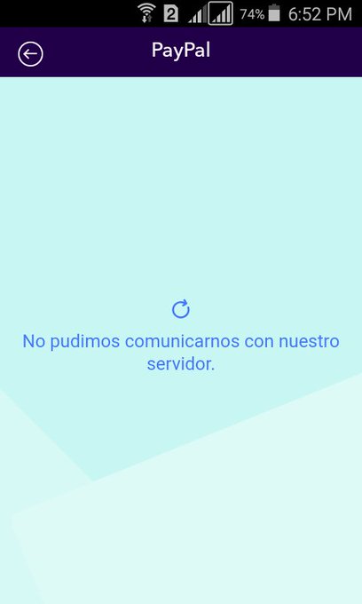 Est&aacute; fallando la plataforma de #Paypal en #Nequi @Nequi https://t.co/Ec4xeucmRx<a href="/tag/paypal"class="tags">#Paypal</a><a href="/tag/nequi"class="tags">#Nequi</a>