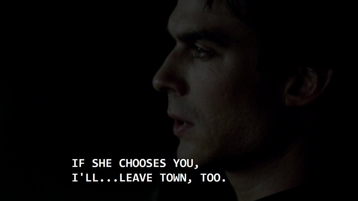 there's not a consistant bone is stefan's body. he was the one who made the whole "I'll leave town if elena chooses you" plan and when damon wants to go through with it he's like "nah you're just being dramatic." WHAT!!! It was literally stefan's idea in the first place.