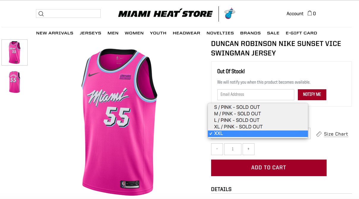 duncan robinson miami vice jersey