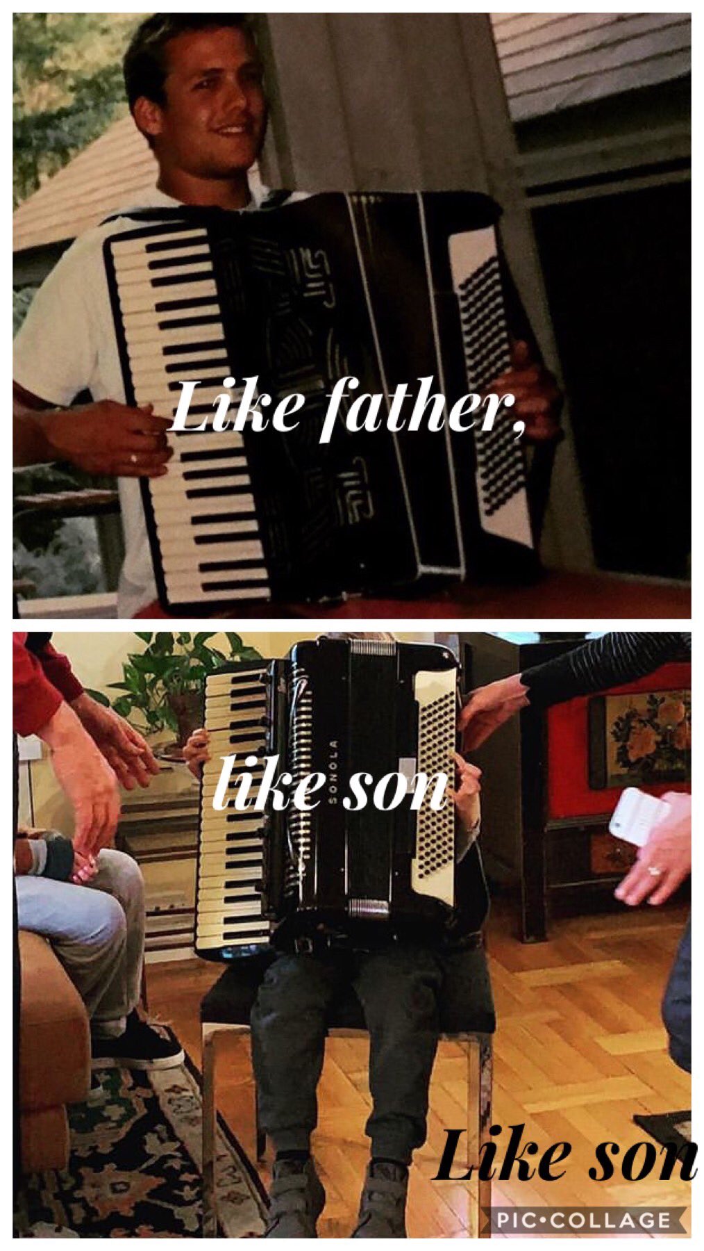 Gabriel Macht My Little Guy Likes To Multi Task When Learning An Instrument Bestcaptionwins T Co Zvrcz5yulc Twitter