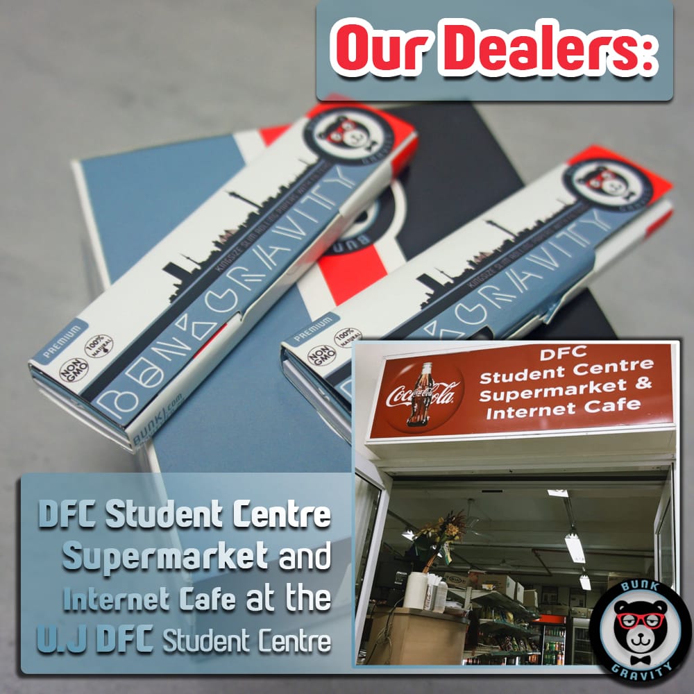 TheHomie_banks's tweet photo. @bunkgravity premium rolling papers are available at DFC supermarket - Student Centre, UJ-Dfc #ForHighRollers https://t.co/3TLRqFWuA4