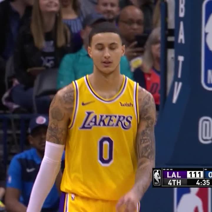 Kyle Kuzma (32 PTS, 8 REB) came up BIG to help the @Lakers get the win in OKC! π₯
#LakeShow
