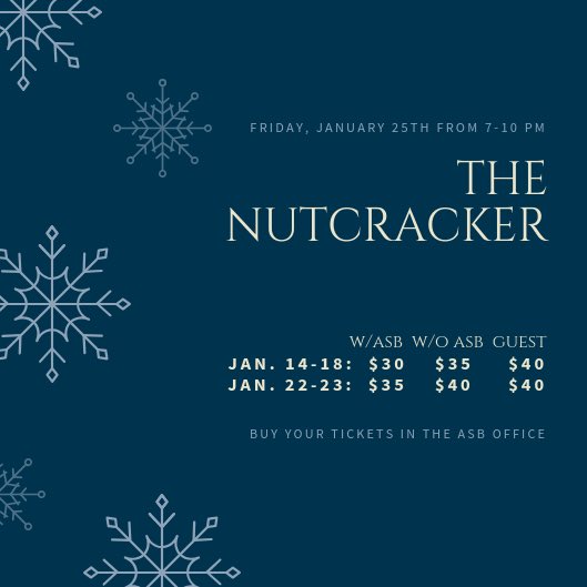 Purchase your winter ball ticket before prices increase!
