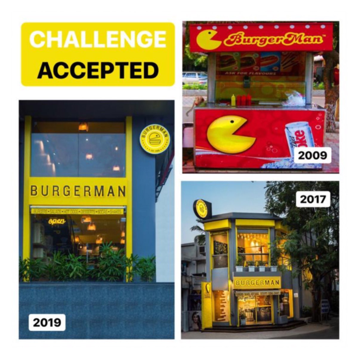 iam_burgerman's tweet photo. They say a lot changes in 10 years, but we just believe that IT ONLY GETS BIGGER &amp; BETTER if you believe in it and put your heart and soul into it.. 
Psst.. leave a 💛 if you’ve come to BurgerMan with your buddies 🤗 #10yearschallenge https://t.co/lc95FLh9ZJ