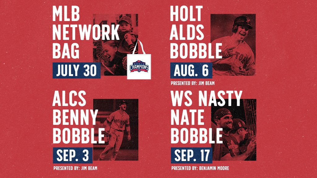 RedSox's tweet photo. The 2019 #SoxPromos are...
🥁
🥁
🥁

👉 https://t.co/0CsK2bVKAG https://t.co/dWCXL2mOXM