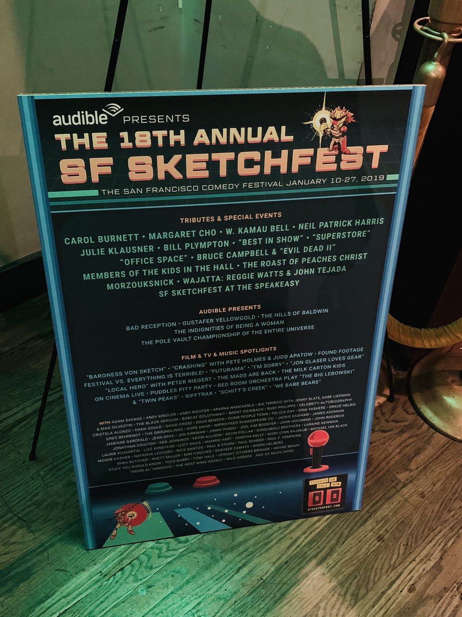 ComicThread's tweet image. Great show last night ... looking forward to another at 7pm @pianofight with @SFSketchfest !